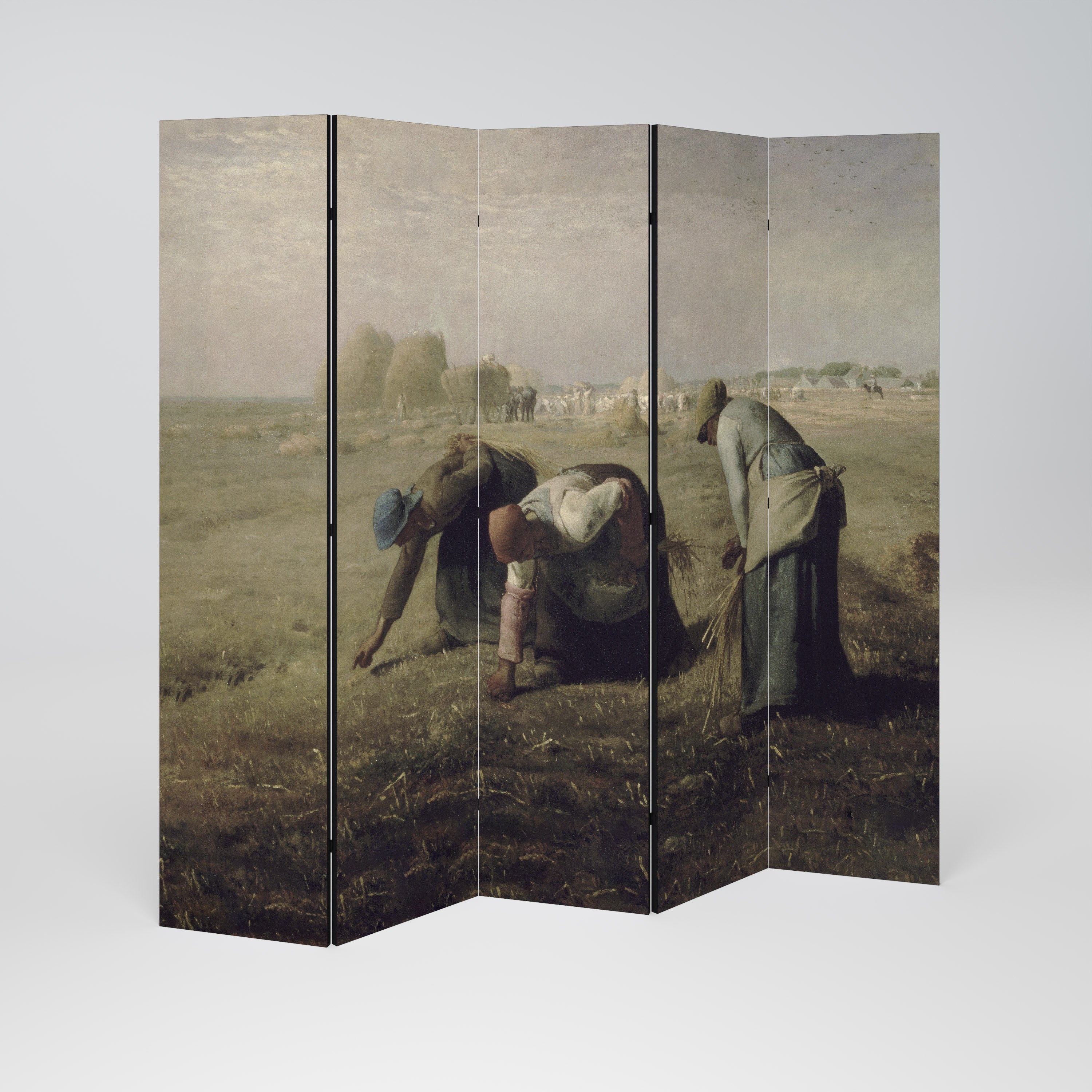THE GLEANERS Dekorativer 5-teiliger Raumteiler