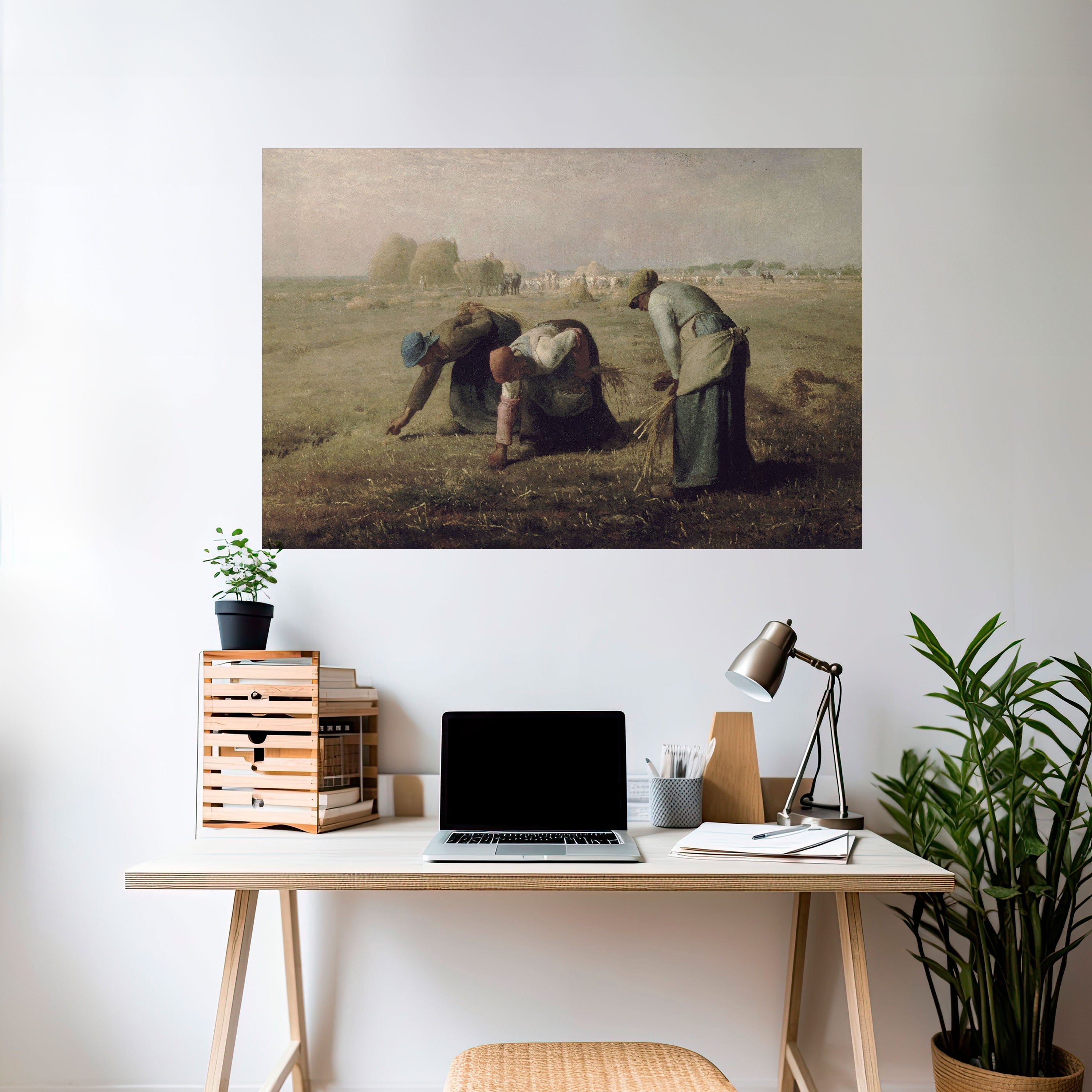 THE GLEANERS Selbstklebendes Horizontal-Poster