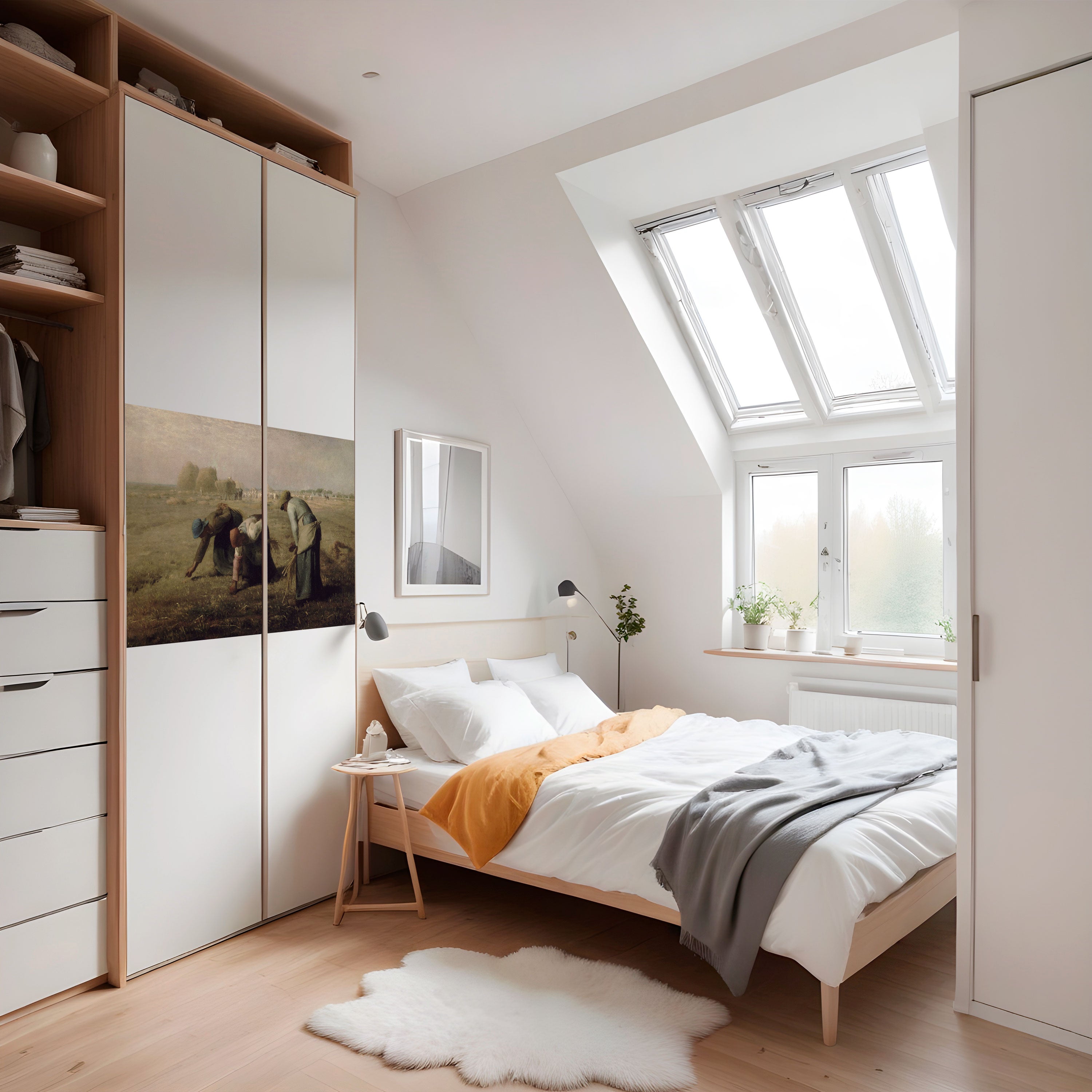 THE GLEANERS Selbstklebendes Horizontal-Poster