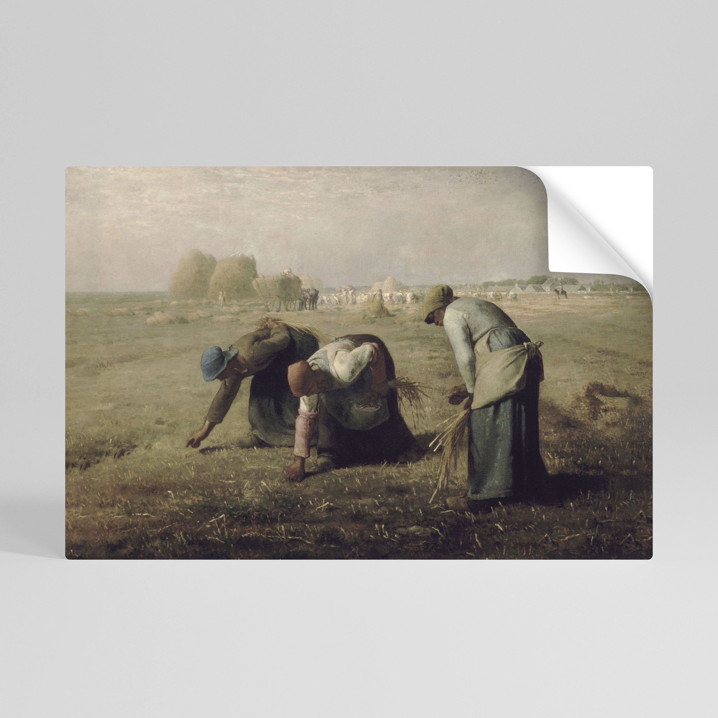 THE GLEANERS Selbstklebendes Horizontal-Poster