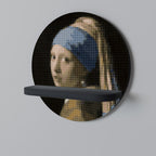 STRUCTURAL MASTERPIECE Rundes Kunstregal in Schwarz