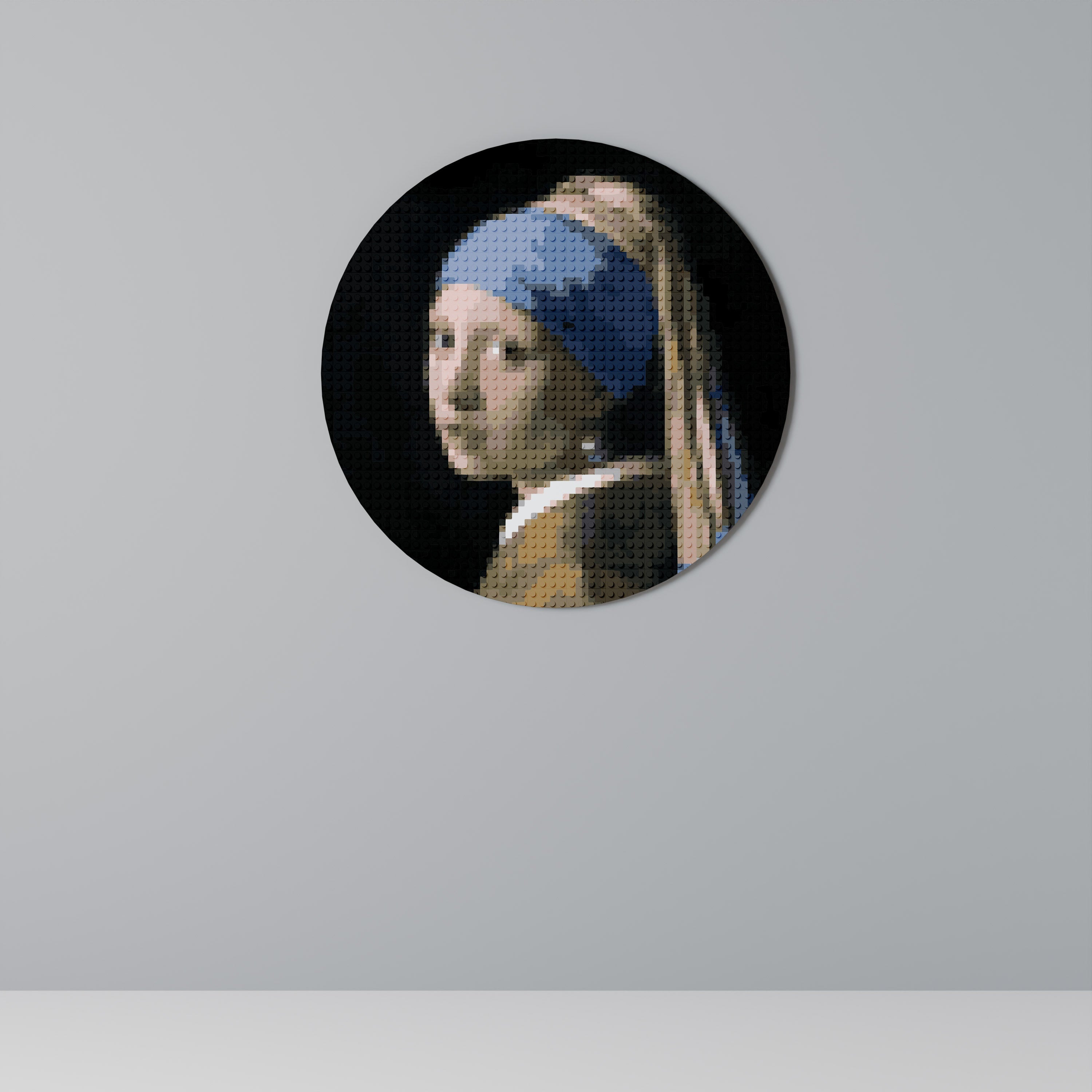 STRUCTURAL MASTERPIECE Runde Wanddekoration Ø 69 cm