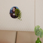 CONSTRUCTIVE ART Oval Art Shelf In Black Finish