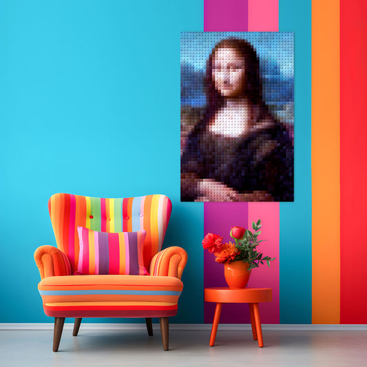 CONSTRUCTIVE ART Vertical Canvas Print