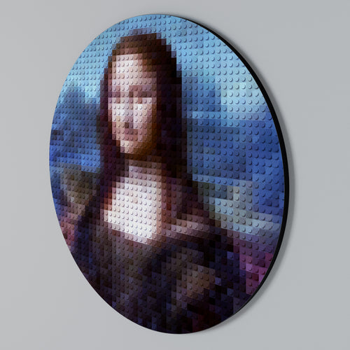 CONSTRUCTIVE ART Rundes Wandbild