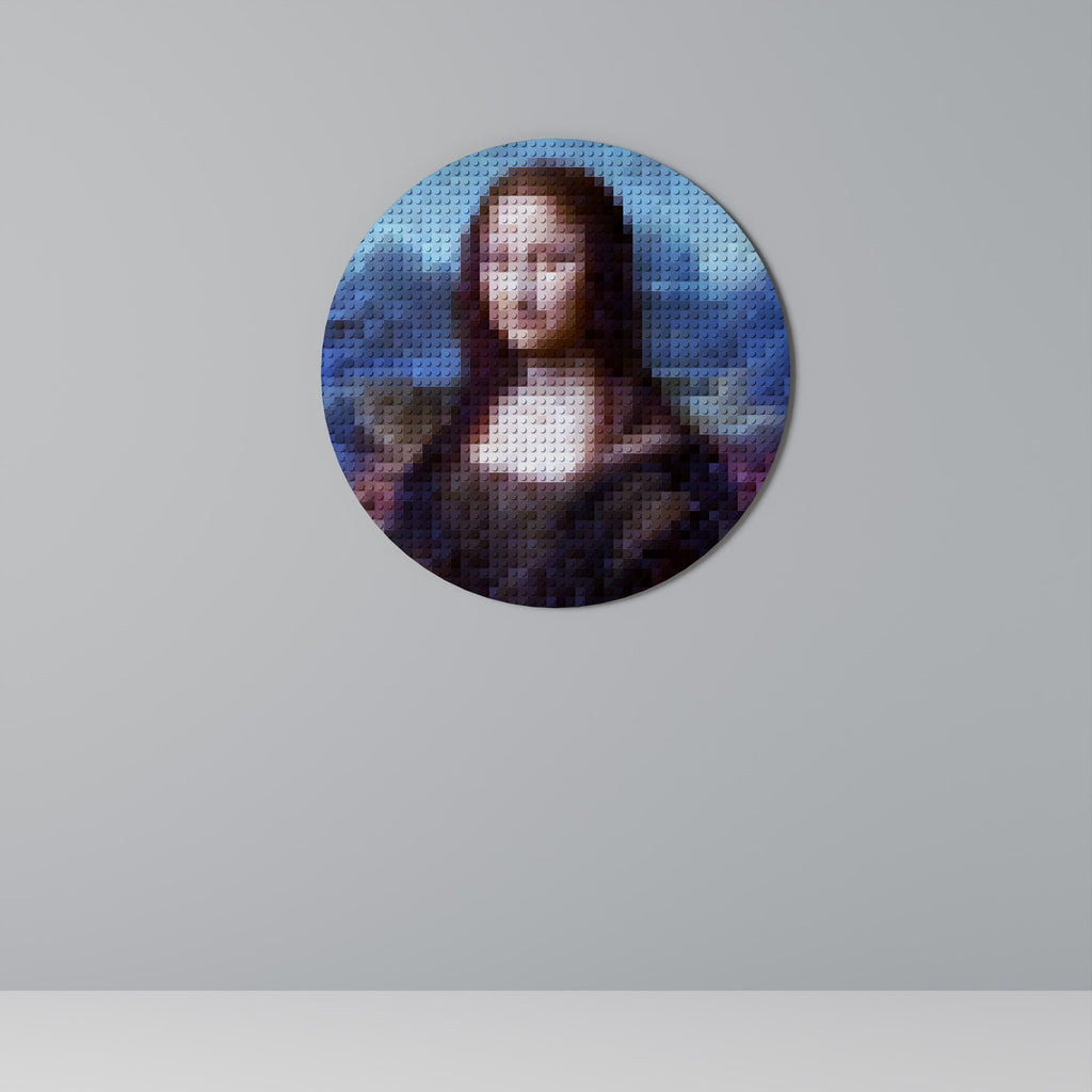 CONSTRUCTIVE ART Runde Wanddekoration Ø 69 cm