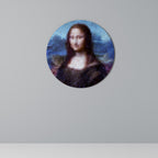 CONSTRUCTIVE ART Runde Wanddekoration Ø 69 cm