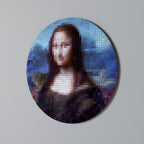 CONSTRUCTIVE ART Runde Wanddekoration Ø 69 cm