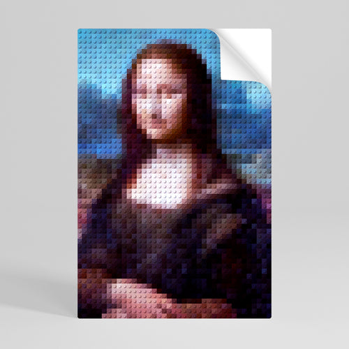 CONSTRUCTIVE ART Selbstklebendes Poster - Hochformat