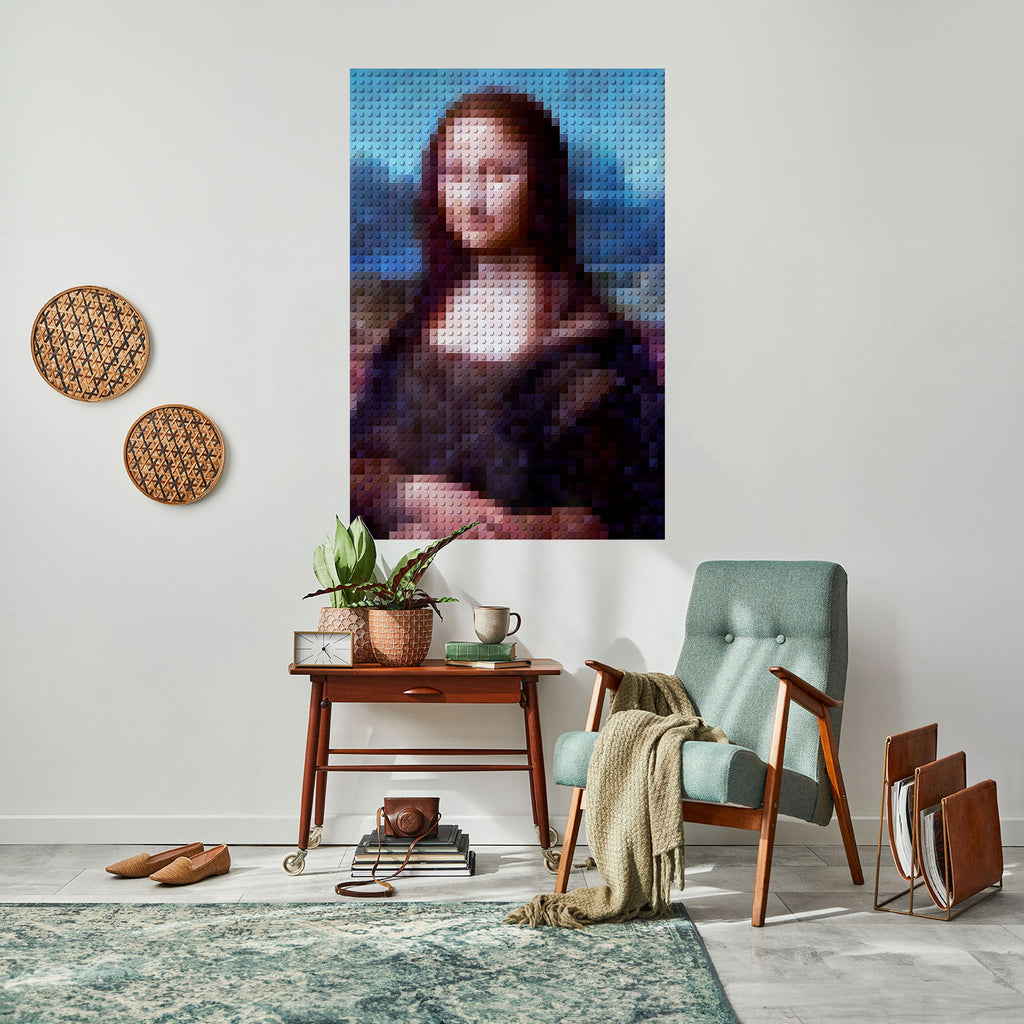 KONSTRUKTIVE KUNST Vertikales Poster zum Abziehen und Aufkleben