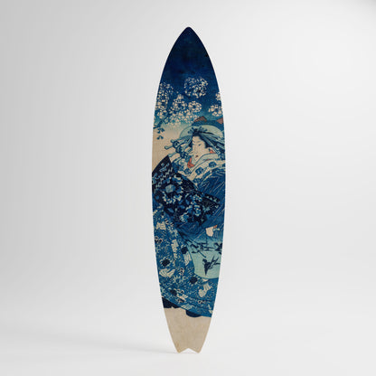JAPANESE WOMAN Deko-Surfboard