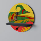 EXPRESSIVE AVANYU Rundes Kunstregal in Schwarz