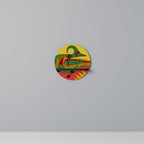 EXPRESSIVE AVANYU Rundes Kunstregal in Schwarz