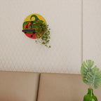 EXPRESSIVE AVANYU Rundes Kunstregal in Schwarz