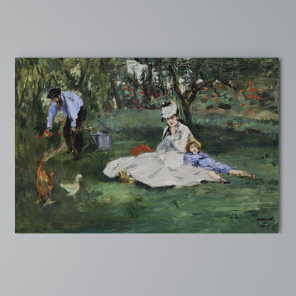 GARDEN OF CHARMS Horizontal Canvas Print