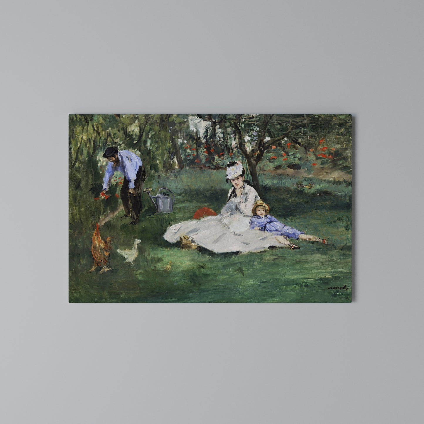 GARDEN OF CHARMS Horizontal Canvas Print