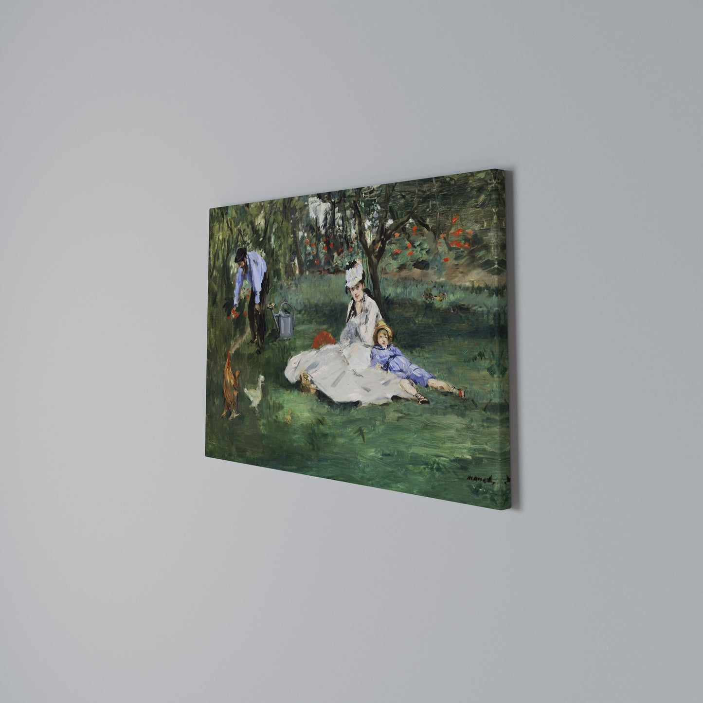 GARDEN OF CHARMS Horizontal Canvas Print