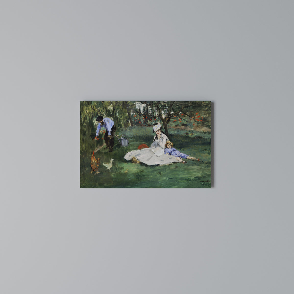 GARDEN OF CHARMS Horizontal Canvas Print