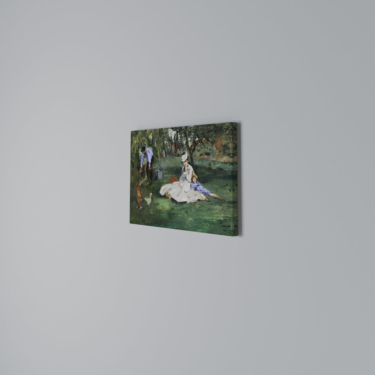 GARDEN OF CHARMS Horizontal Canvas Print