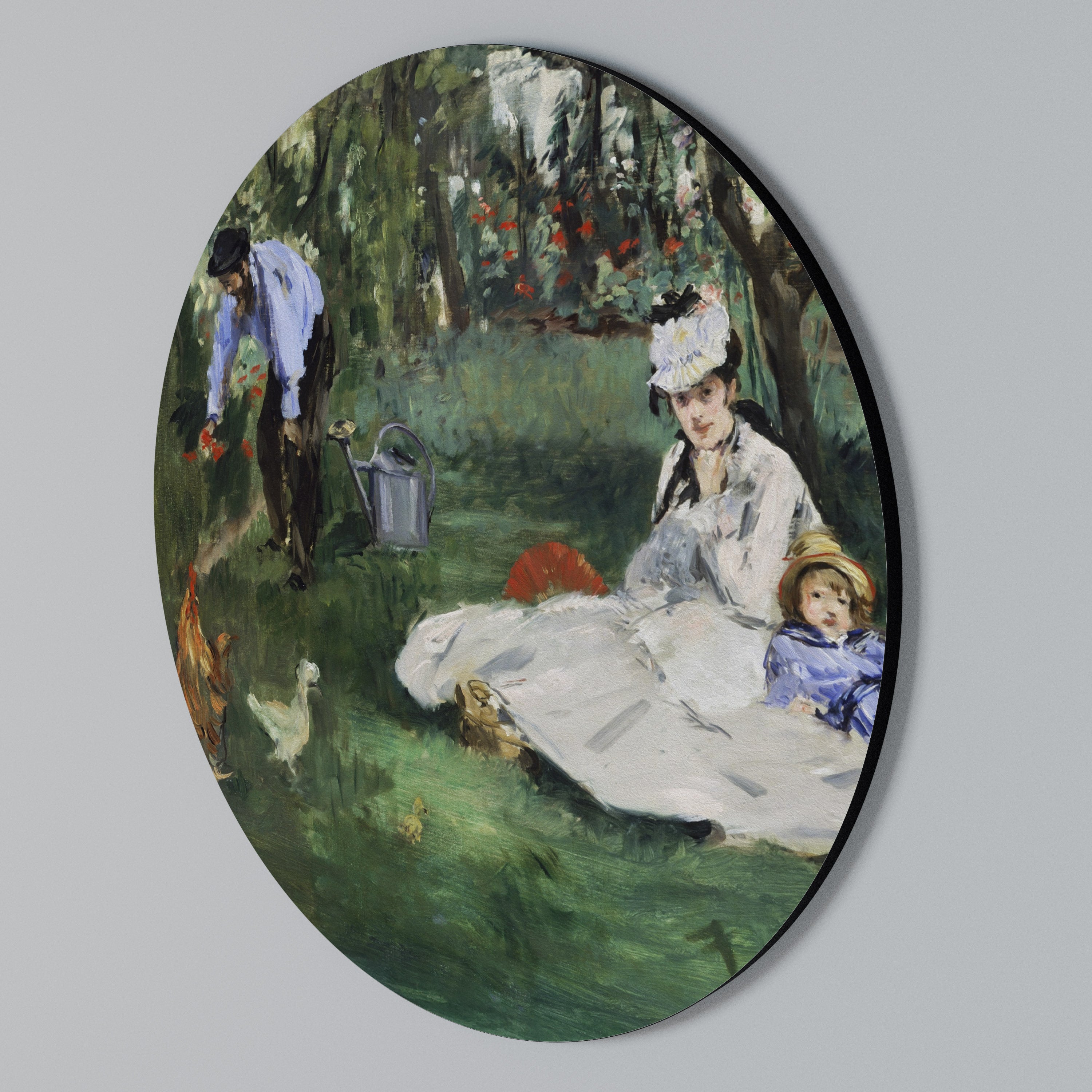 GARDEN OF CHARMS Round Wall Art