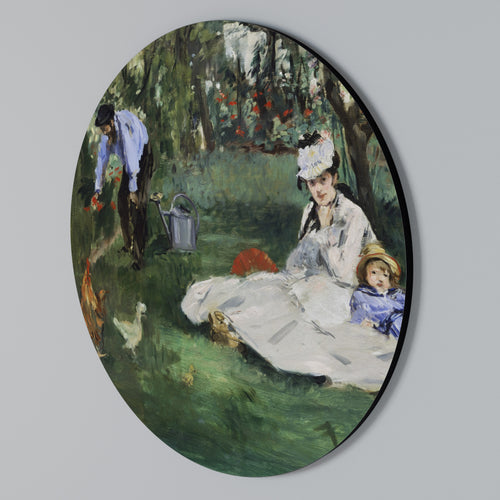 GARDEN OF CHARMS Rundes Wandbild