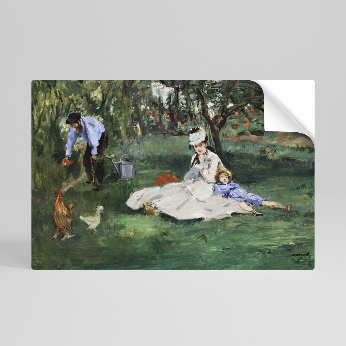 GARDEN OF CHARMS Selbstklebendes Horizontal-Poster