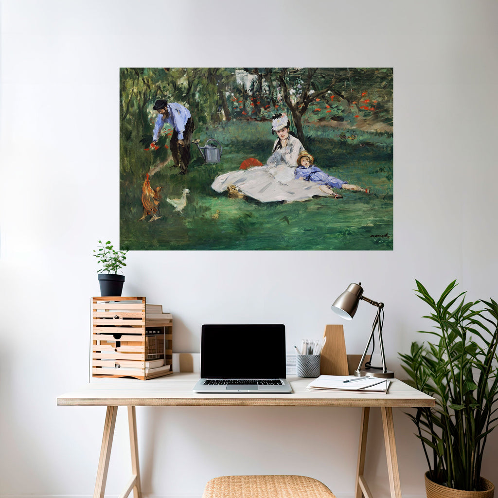 GARDEN OF CHARMS Selbstklebendes Horizontal-Poster