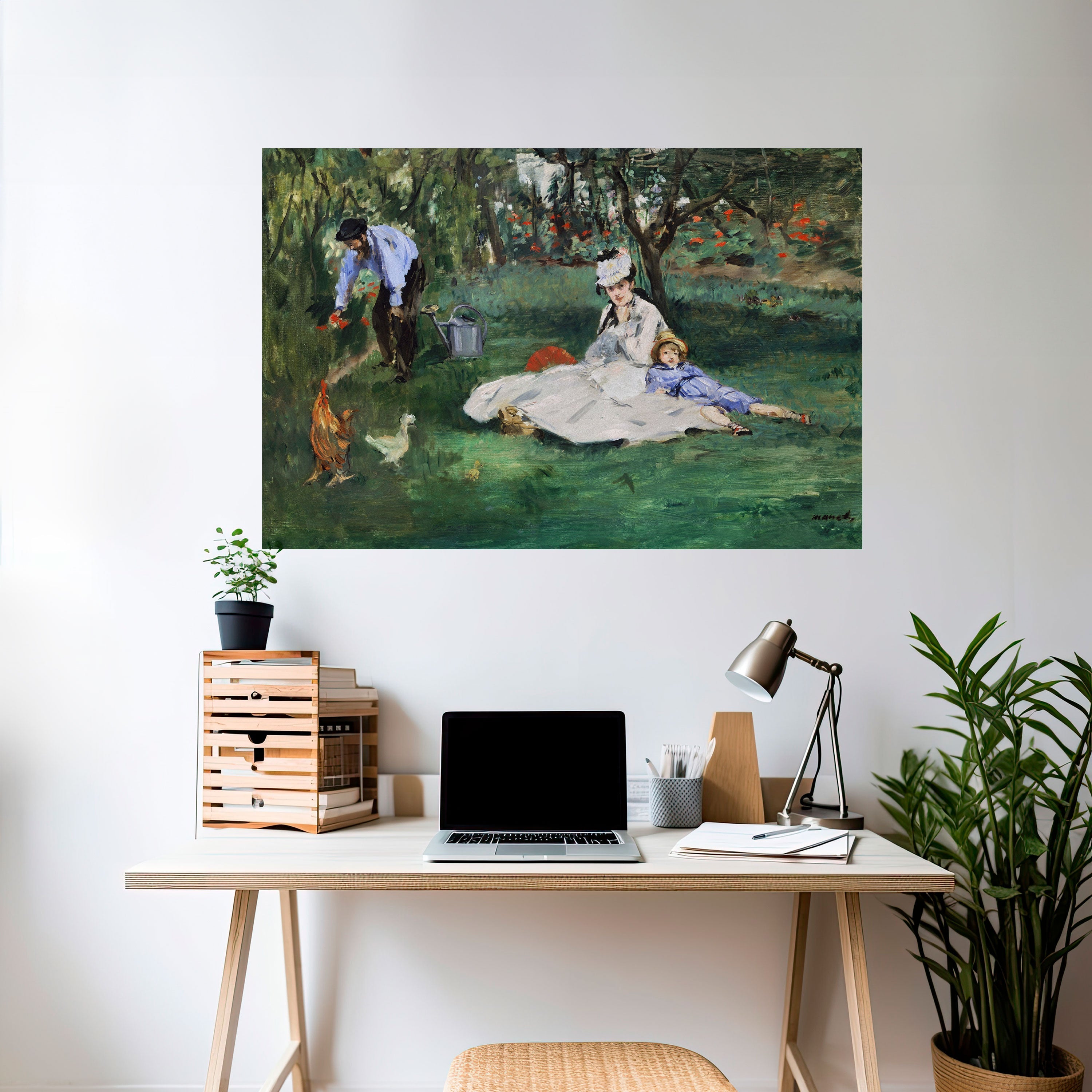 GARDEN OF CHARMS Selbstklebendes Horizontal-Poster