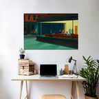 SERENE EVENING CHAT Selbstklebendes Horizontal-Poster