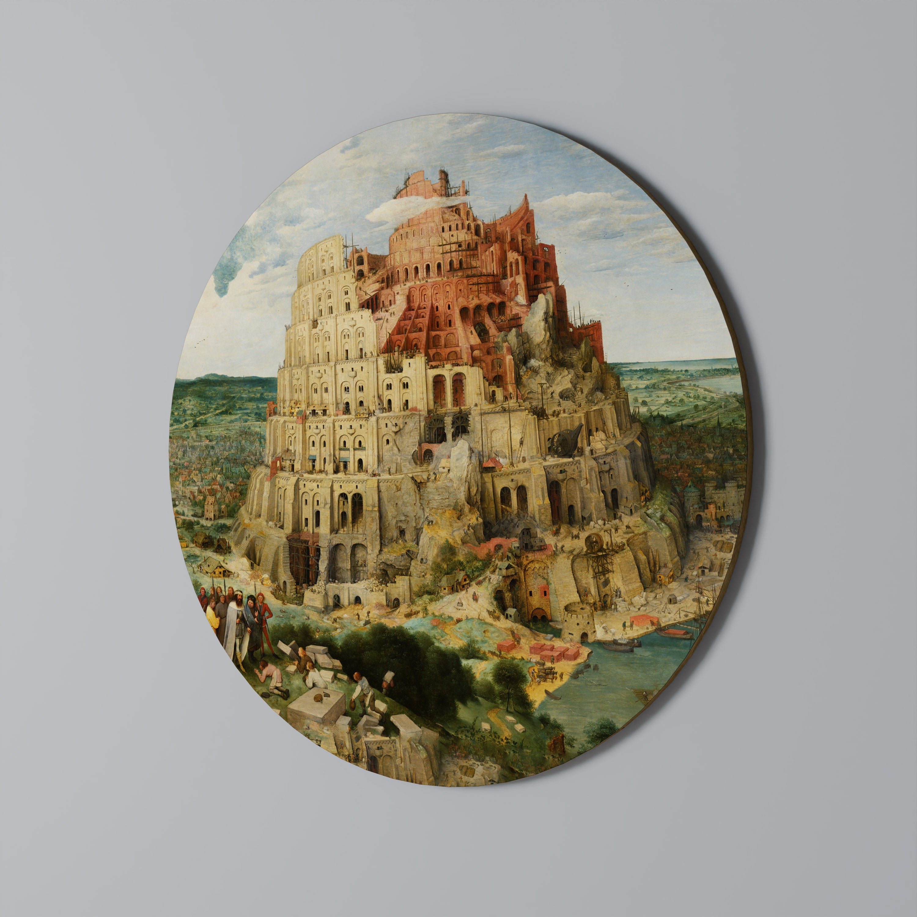 ECHOES OF AMBITION Runde Wanddekoration Ø 69 cm