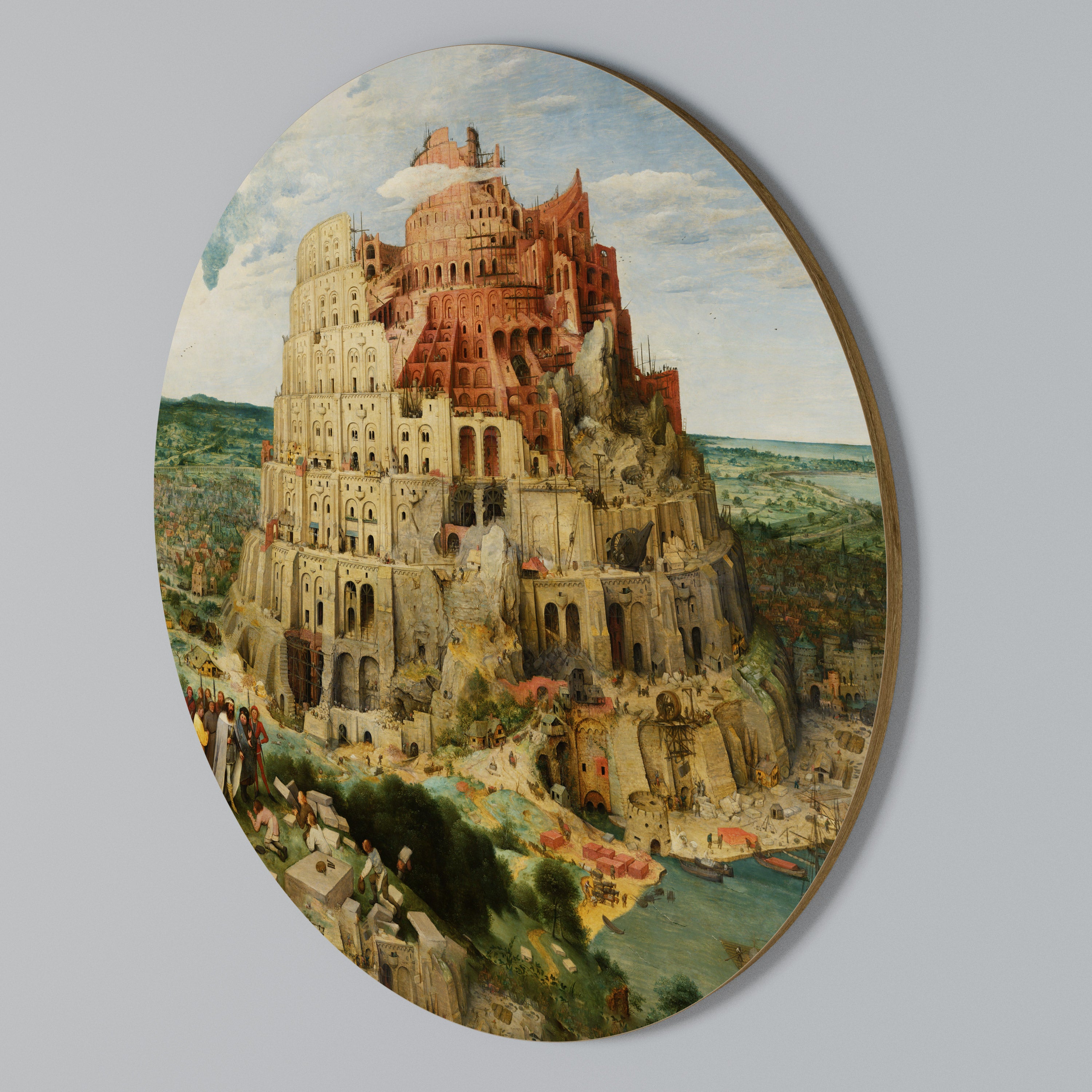 ECHOES OF AMBITION Round Wall Art