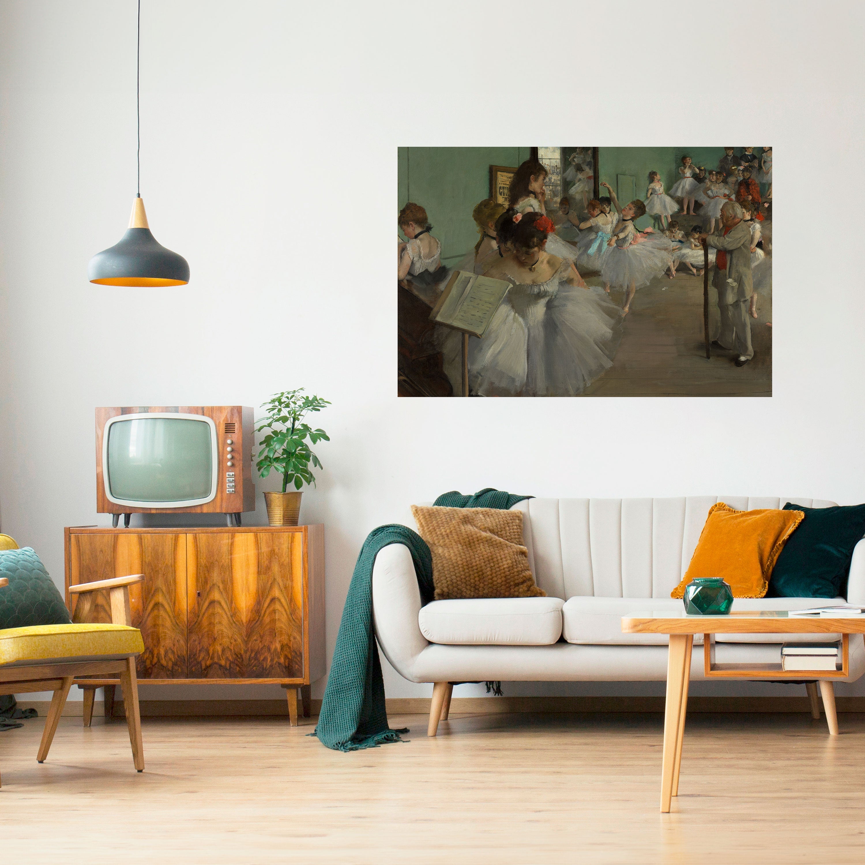 THE DANCE CLASS Selbstklebendes Horizontal-Poster