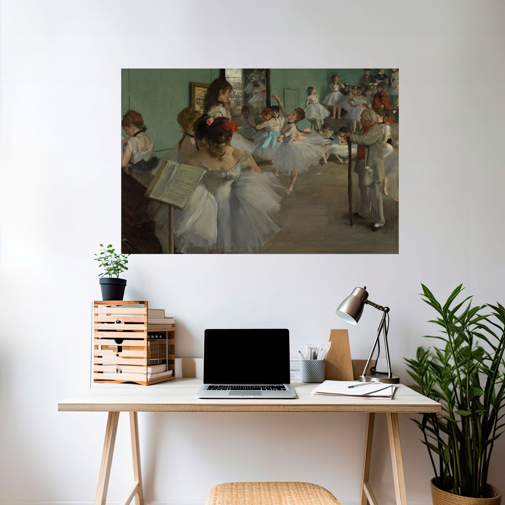 THE DANCE CLASS Selbstklebendes Horizontal-Poster
