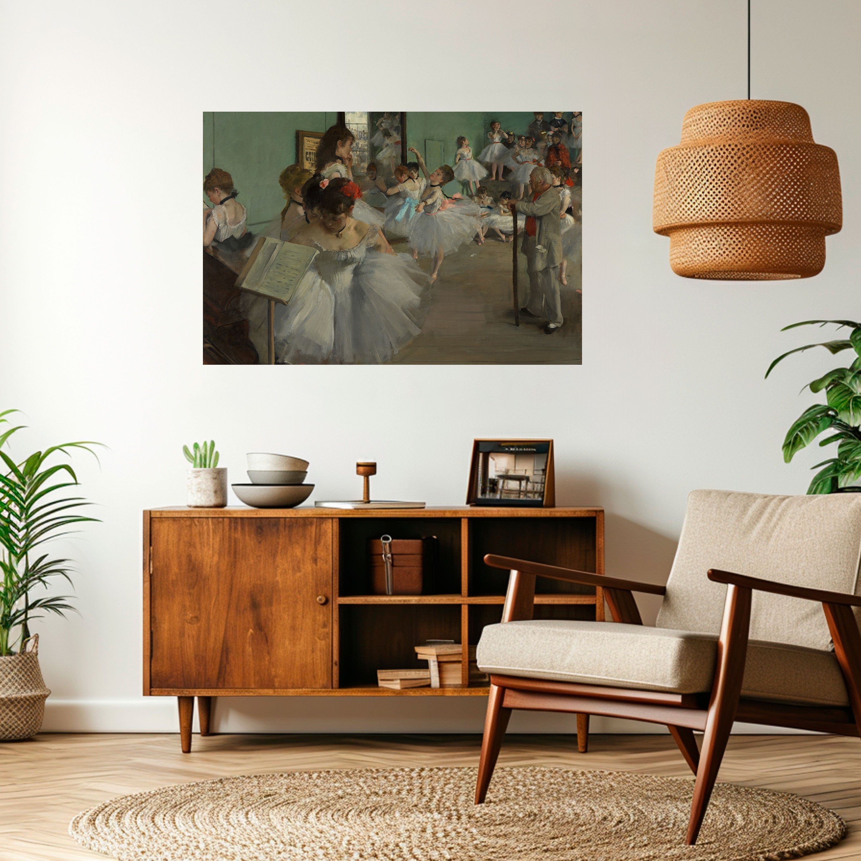 THE DANCE CLASS Selbstklebendes Horizontal-Poster