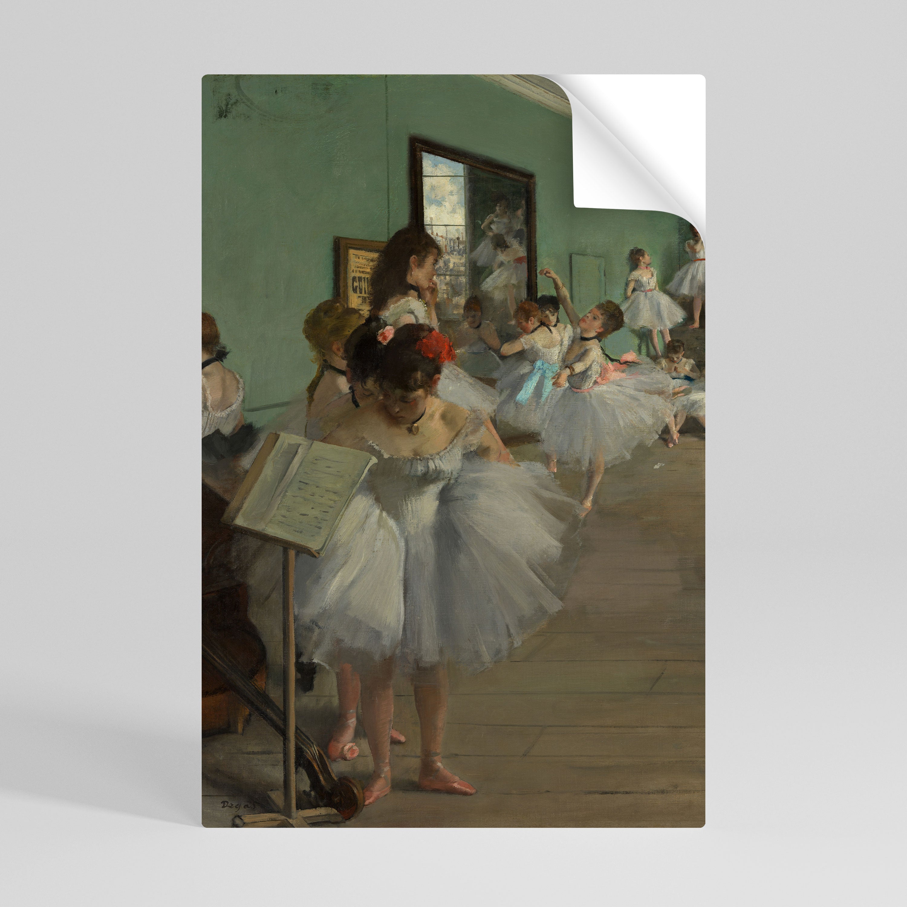 THE DANCE CLASS Vertikales Poster zum Abziehen und Aufkleben