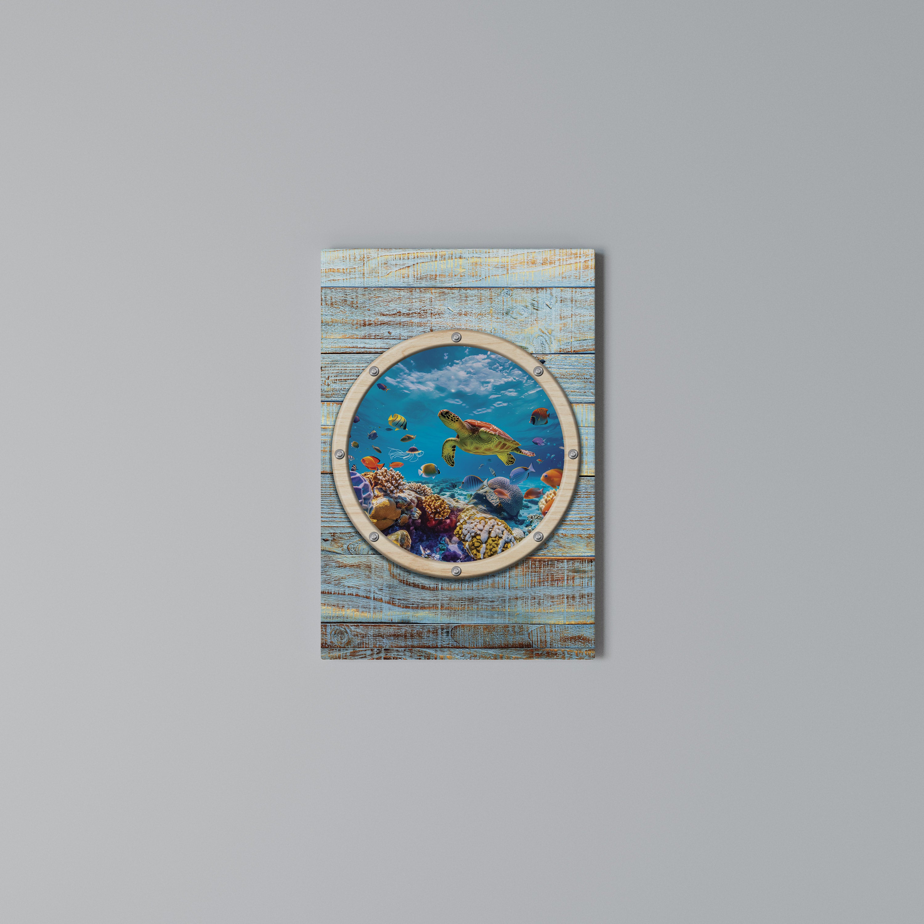 AQUA ADVENTURE Vertical Canvas Print