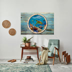 AQUA ADVENTURE Selbstklebendes Horizontal-Poster