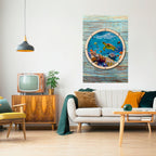 AQUA ADVENTURE Selbstklebendes Poster - Hochformat