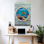 AQUA ADVENTURE Selbstklebendes Poster - Hochformat