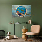 AQUA ADVENTURE Selbstklebendes Horizontal-Poster