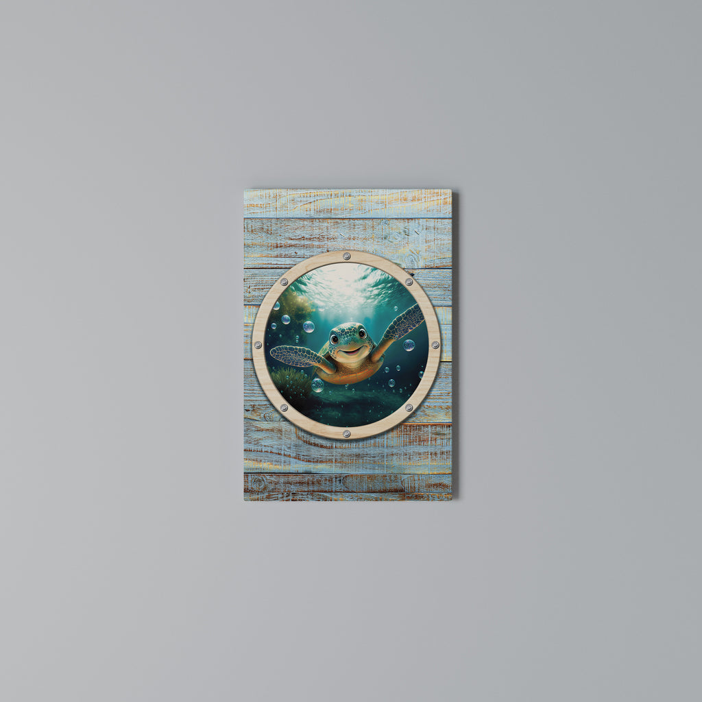 SEASIDE JOY Vertical Canvas Print