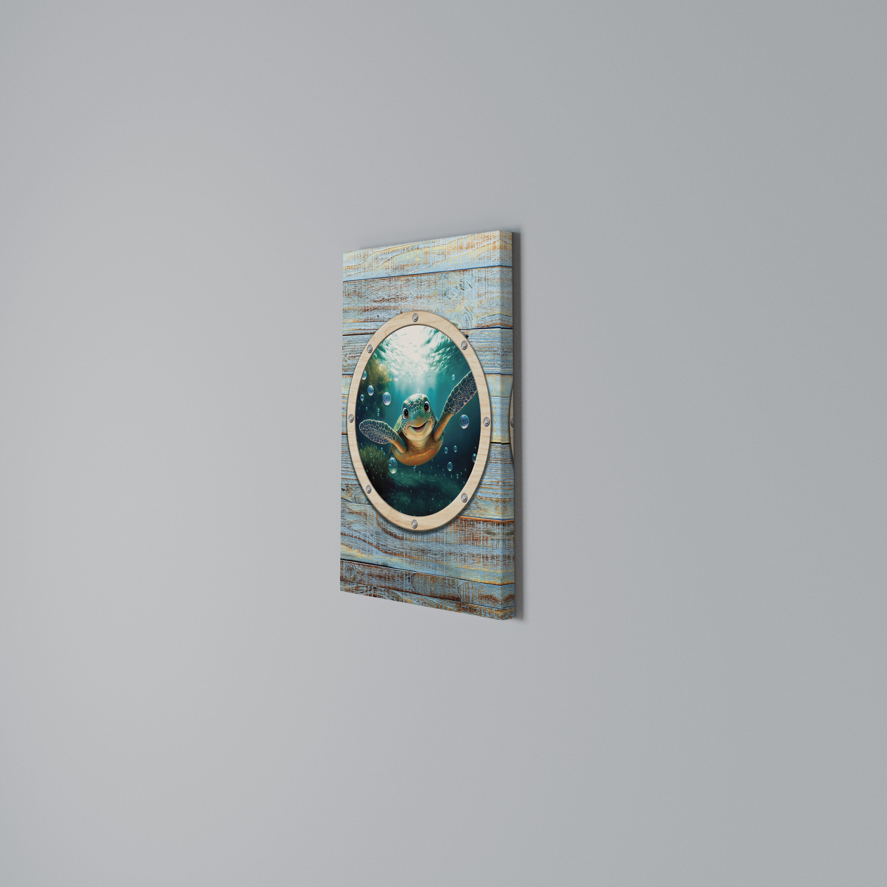 SEASIDE JOY Vertical Canvas Print