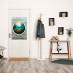 SEASIDE JOY Selbstklebendes Poster - Hochformat