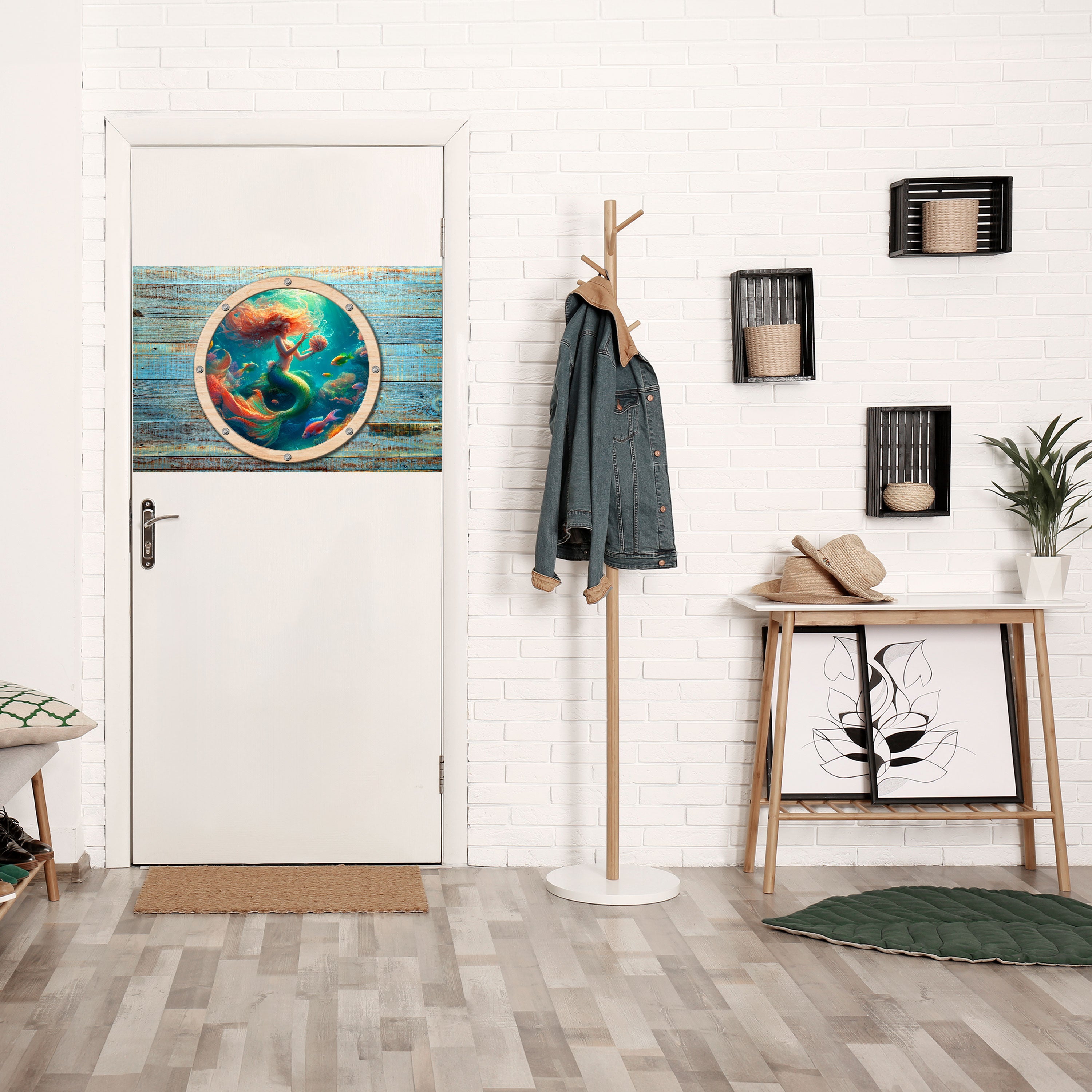 MERMAID DREAMS Selbstklebendes Horizontal-Poster