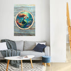 MERMAID DREAMS Selbstklebendes Poster - Hochformat