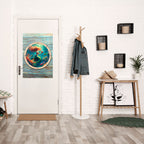 MERMAID DREAMS Selbstklebendes Poster - Hochformat