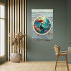 MERMAID DREAMS Selbstklebendes Poster - Hochformat