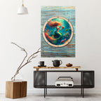 MERMAID DREAMS Selbstklebendes Poster - Hochformat