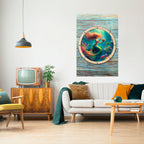 MERMAID DREAMS Selbstklebendes Poster - Hochformat