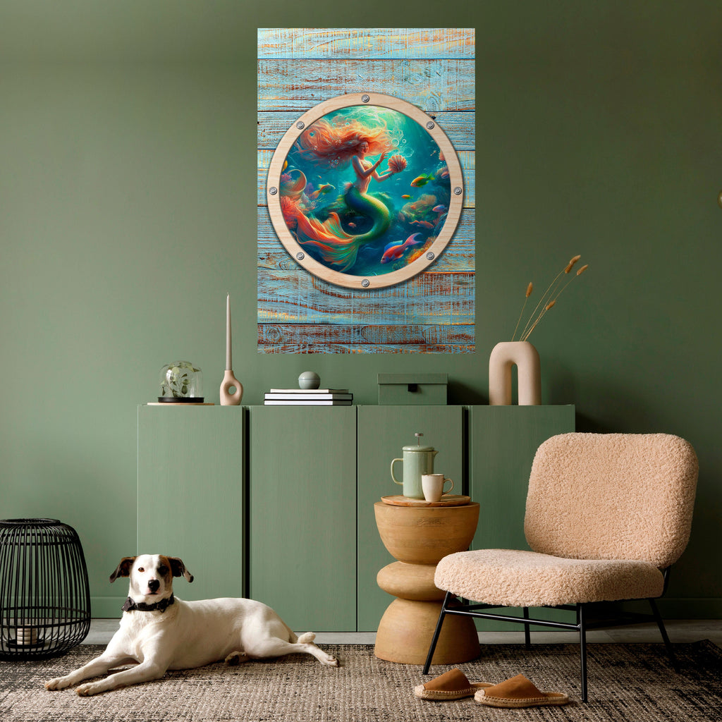 MERMAID DREAMS Vertikales Poster zum Abziehen und Aufkleben